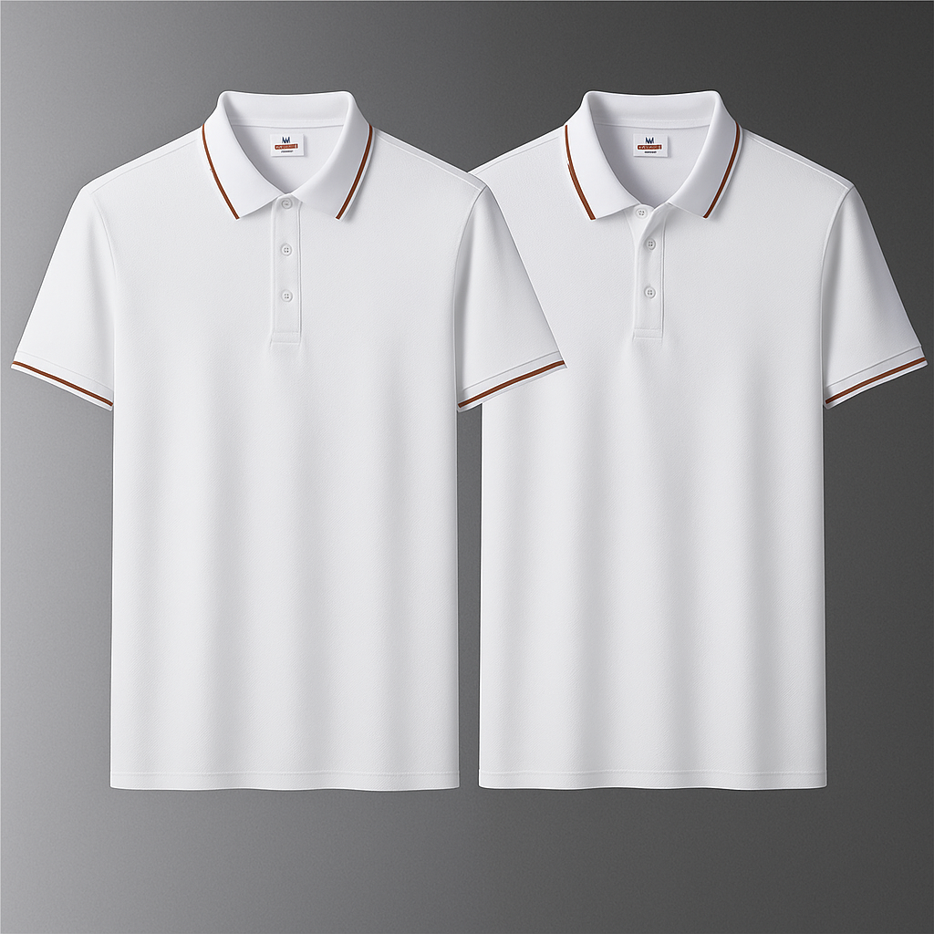 BUY 1, GET 2 | Premium Stretch No-Iron Polo Shirt + Free Watch