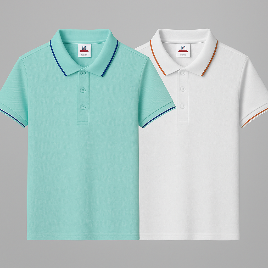 BUY 1, GET 2 | Premium Stretch No-Iron Polo Shirt + Free Watch