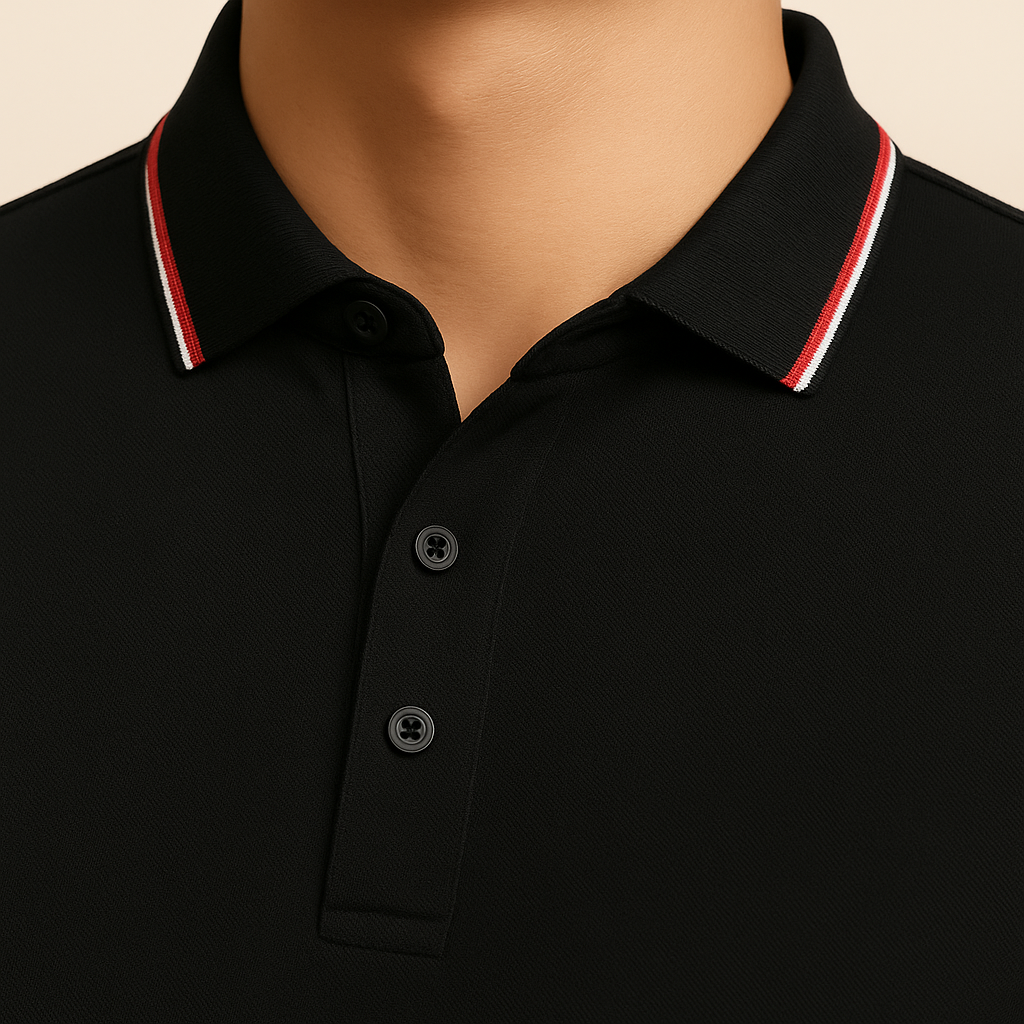 BUY 1, GET 2 | Premium Stretch No-Iron Polo Shirt + Free Watch