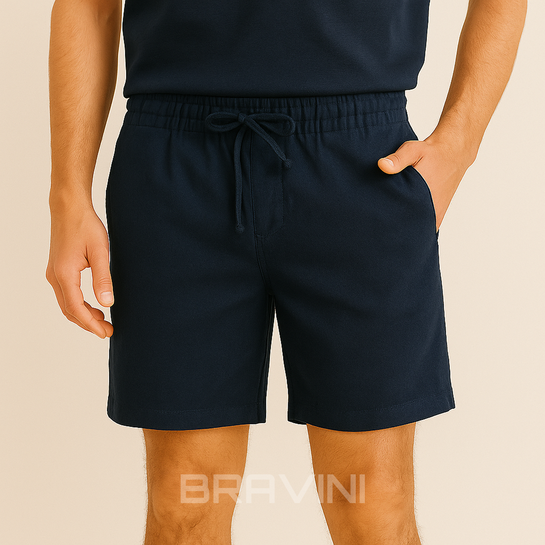 CLAUDIO LINEN SHORTS
