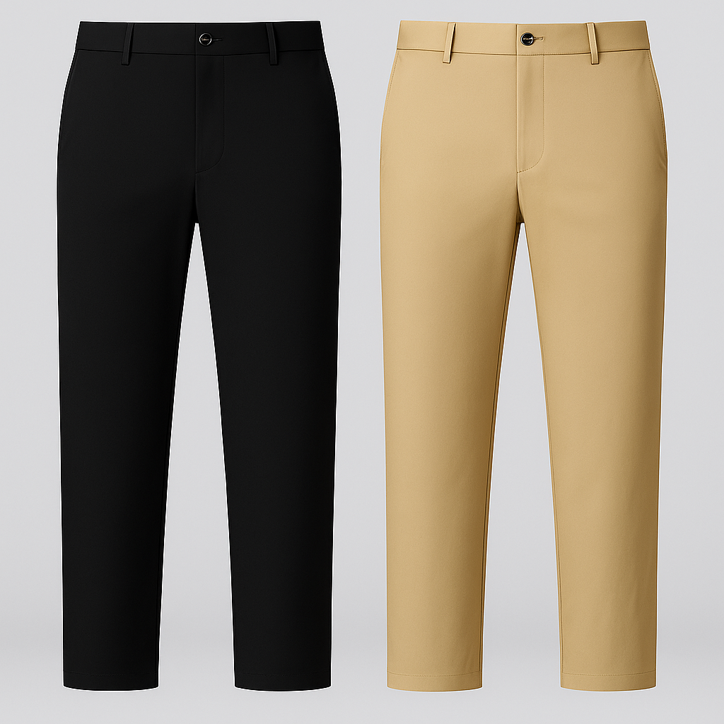 Premium No-Iron Dress Trousers + Free Leather Belt 12