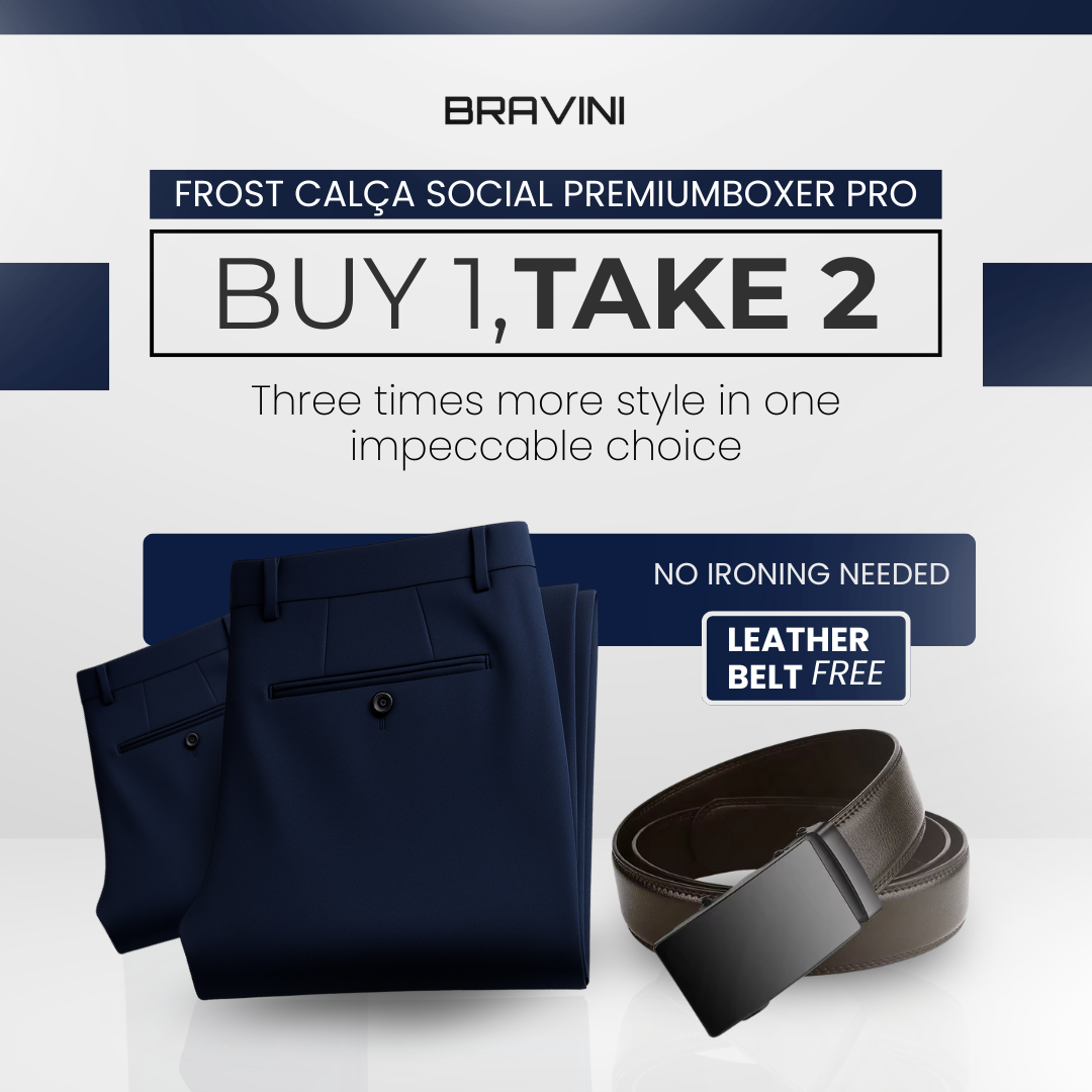 Premium No-Iron Dress Trousers + Free Leather Belt 2