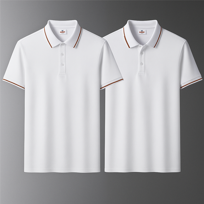 BUY 1, GET 2 | Premium Stretch No-Iron Polo Shirt + Free Watch