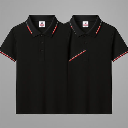 BUY 1, GET 2 | Premium Stretch No-Iron Polo Shirt + Free Watch
