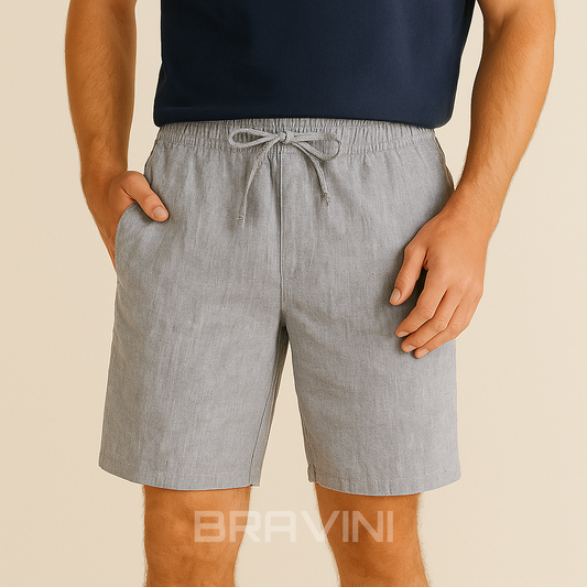 CLAUDIO LINEN SHORTS