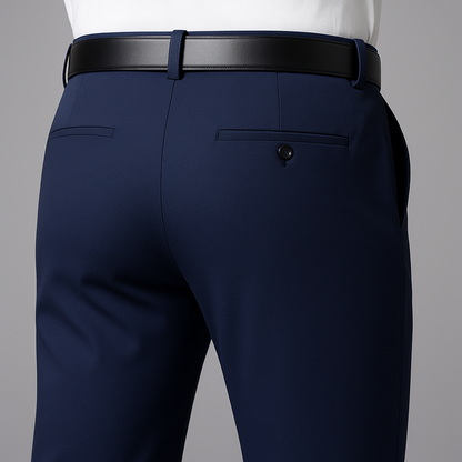 Premium No-Iron Dress Trousers + Free Leather Belt 4